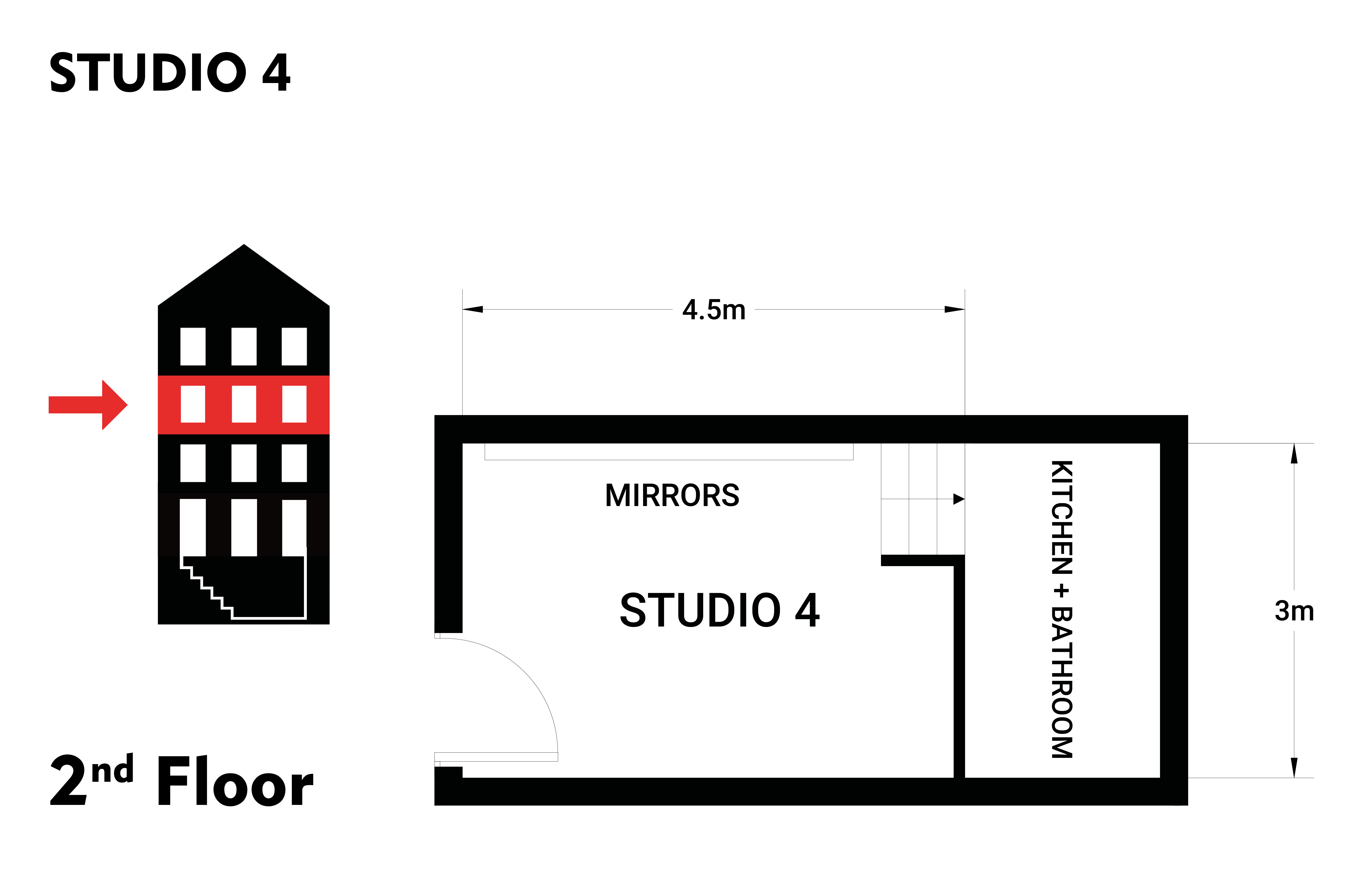 Hire Studio 4 at Danceworks London in Mayfair